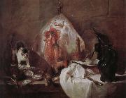 Jean Baptiste Simeon Chardin la raie oil painting on canvas